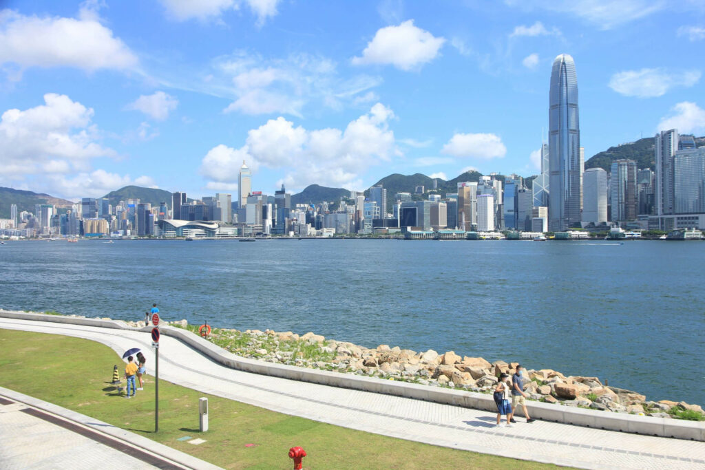 There are beautiful promenades along Victoria Harbour where you can take a leisurely walk.